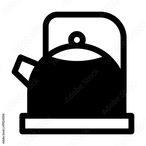 Teapot Tea Kettle Solid Icon