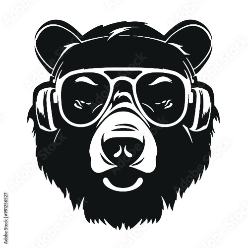 Vector Bear Mascot Logo