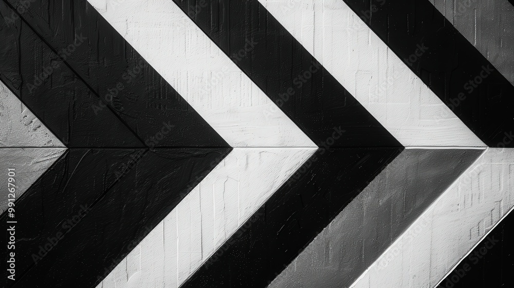 Fototapeta premium Elegant Black and White Geometric Patterns, featuring minimalistic designs that evoke sophistication and simplicity, perfect for modern decor and artistic backgrounds.
