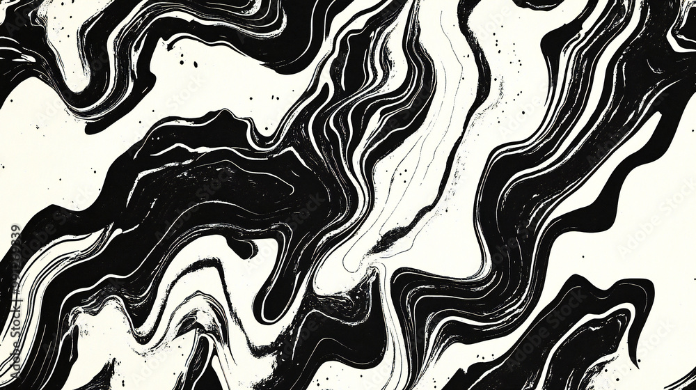 abstract black marble or epoxy textures on a white background abstract black marble or epoxy textures on a white background