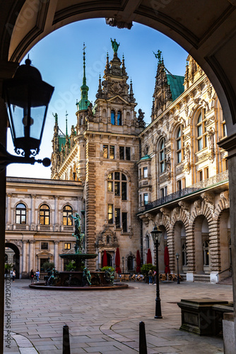 Obraz na płótnie Hambug w salonie