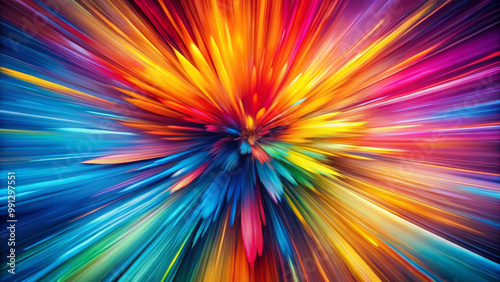 Vibrant color explosion abstract background photo