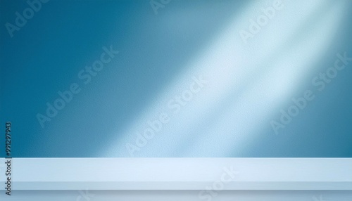 Wallpaper Mural wall interior background, studio and backdrops show products mock-up. with shadow from window Torontodigital.ca