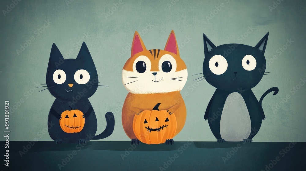 Illustrated Halloween costume ideas featuring a range of characters, from cute animals to spooky monsters, perfect for inspiration Illustrated Halloween costume ideas featuring a range of characters, from cute animals to spooky monsters, perfect for inspiration