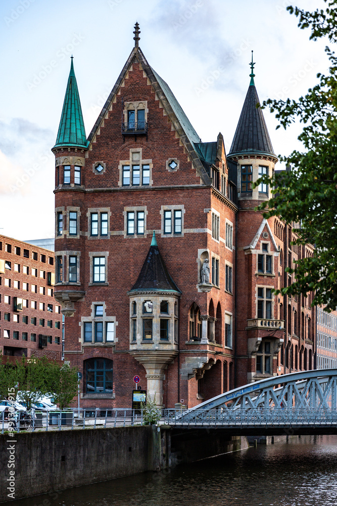 Naklejka premium Hambug