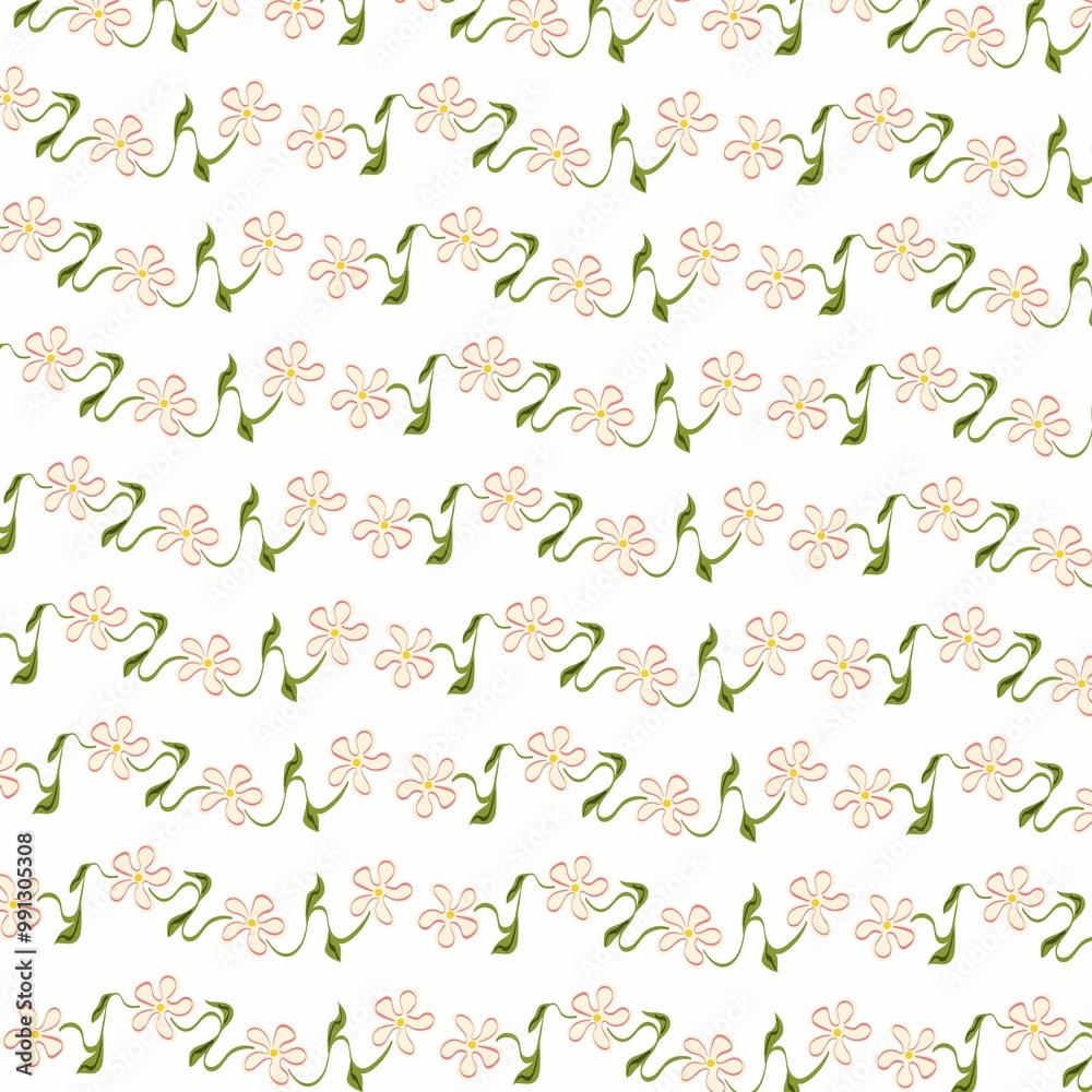 frame of flowers seamless pattern with birds and flowers frame of flowers seamless pattern with birds and flowers