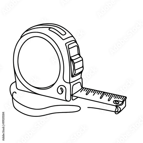 A ruler is shown with a black background. The ruler is a tape measure and is being used to measure something
