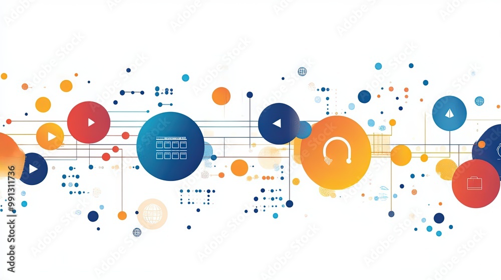 Fototapeta premium graphic resource for technology