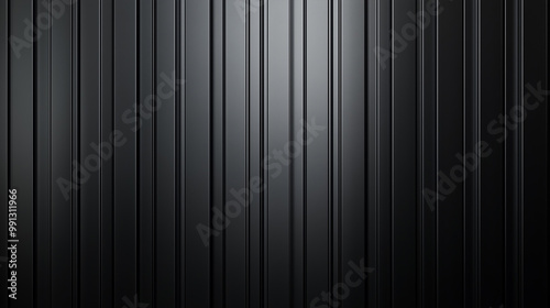 Sleek and Modern: Black Metal Vertical Lines Background