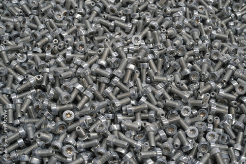 bolts and screws pattern and background