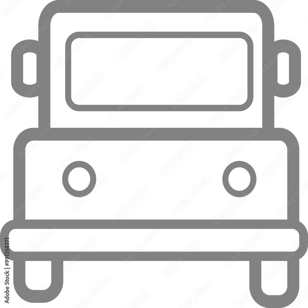 Single isolated icon with outline style icon on white background Single isolated icon with outline style icon on white background