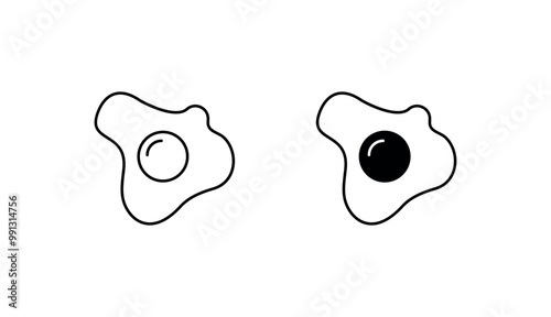 Eggs icon design with white background stock illustration