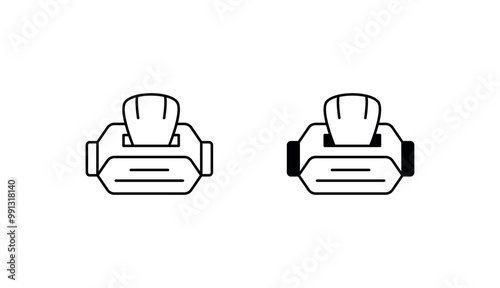 Disinfectant wipes icon design with white background stock illustration