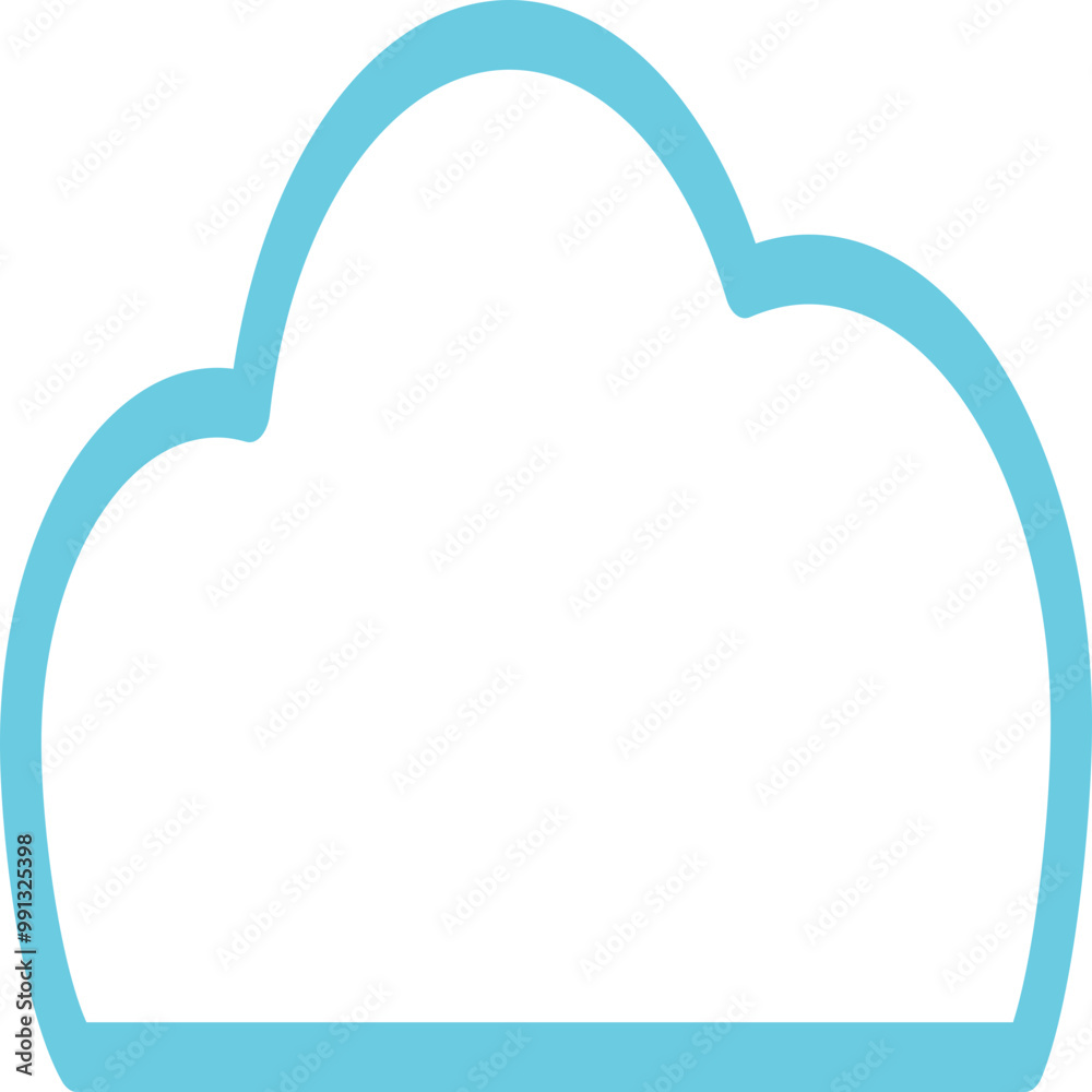 Single isolated icon with outline style icon on white background