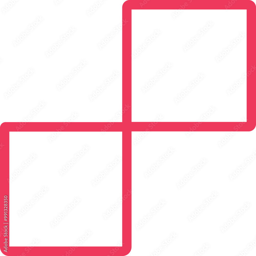 Obraz premium Single isolated icon with outline style icon on white background