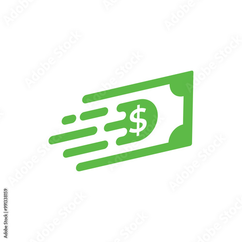 Fast cash money for finance professional business logo design