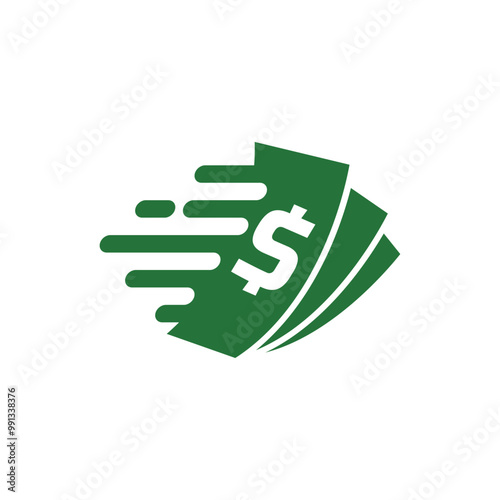 Fast cash money for finance professional business logo design