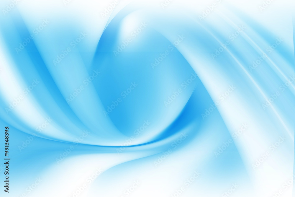 Fototapeta premium Abstract wave dynamic blurred soft light blue and white with curve pattern background design for Graphic Business technology digital design illustration web template backdrop desktop wallpaper