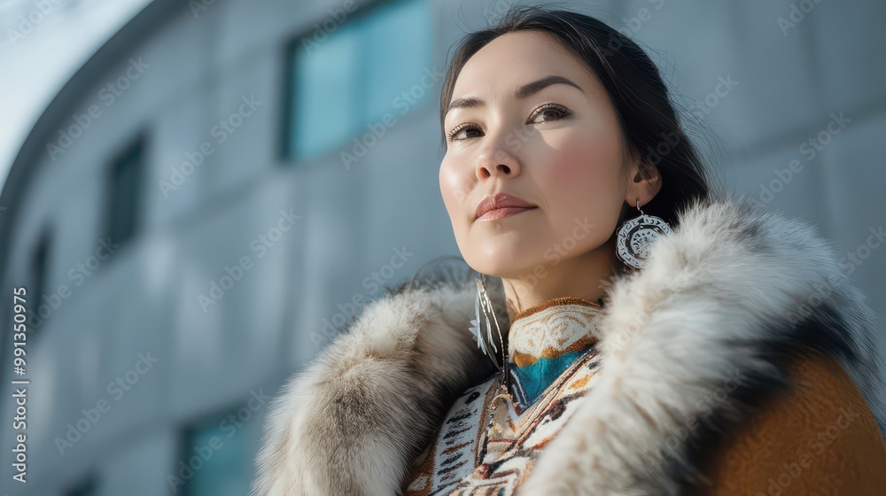 Indigenous Woman in Traditional Attire Indigenous Woman in Traditional Attire