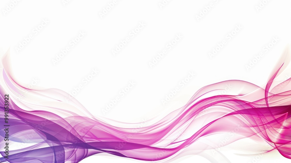 Fototapeta premium Abstract Pink and Purple Swirls