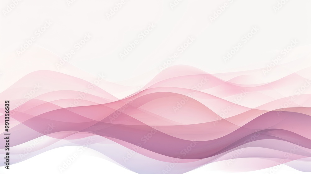 Abstract Pink Waves Abstract Pink Waves