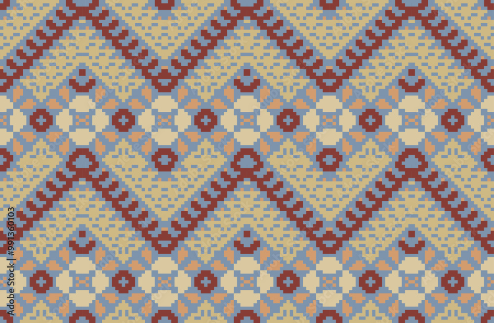 Geometry Shapes Abstract Geometric Pattern Backgroundfolk Embroidery, Aztec Geometric Ornament Print. Design for Carpet, Wallpaper, Clothing, Wrapping, Fabric Geometry Shapes Abstract Geometric Pattern Backgroundfolk Embroidery, Aztec Geometric Ornament Print. Design for Carpet, Wallpaper, Clothing, Wrapping, Fabric