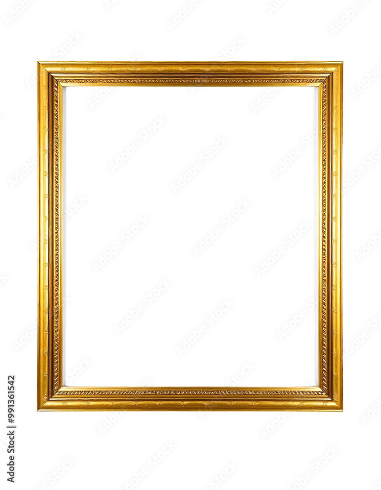golden frame simple and modern PNG golden frame simple and modern PNG