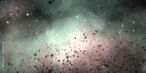 Modern geometric abstract illustration with stars. The Far Galaxy deep space. Stars and galaxy outer space sky night universe background. Blue space nebula Bright space objects. Vector illustration 