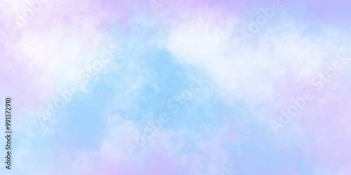 blue sky with Textured cloud, Abstract blue isolated on white background. Inspiring Views of Fluffy Clouds Blue Sky Background. Bright and enjoy with the sky refreshing Clearing day and Good we