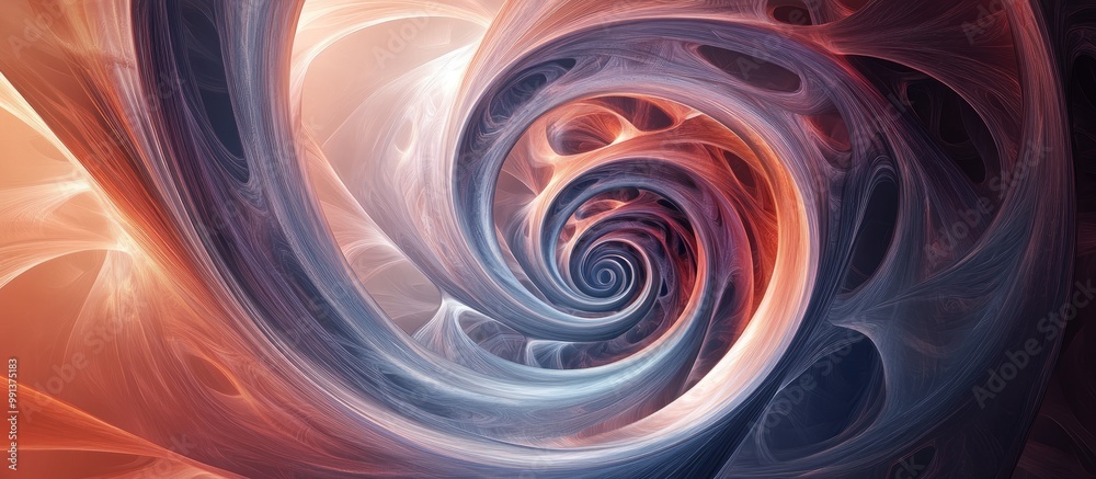 Fractal spirals and voids twist and drift in a spatial setting Abstract ...