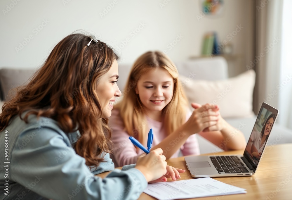 A mother signing up for a fake social media account to friend he A mother signing up for a fake social media account to friend he