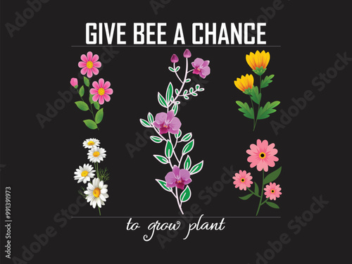 Give Bee A Chance To Grow Plant