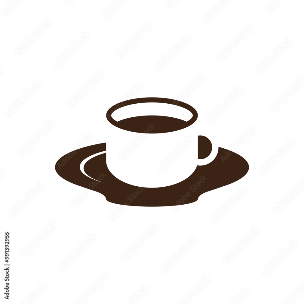 simple silhouette of a drink cup logo vector simple silhouette of a drink cup logo vector