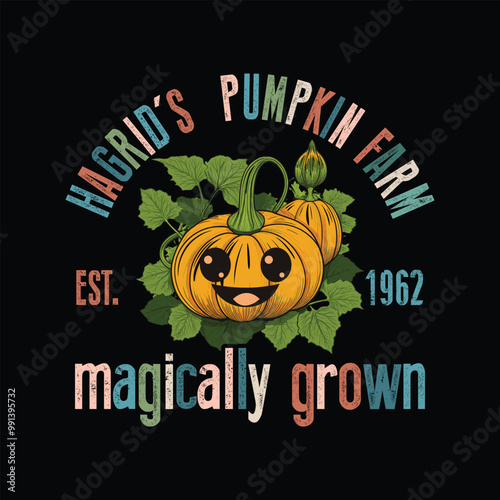 Foto hagrid's  pumpkin farm magically grown est 1962