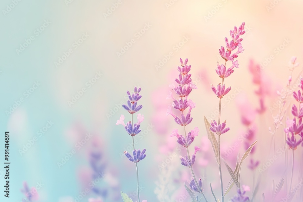 Pastel background with soft shades of pink, mint, and lavender, creating a gentle, calming atmosphere Pastel background with soft shades of pink, mint, and lavender, creating a gentle, calming atmosphere