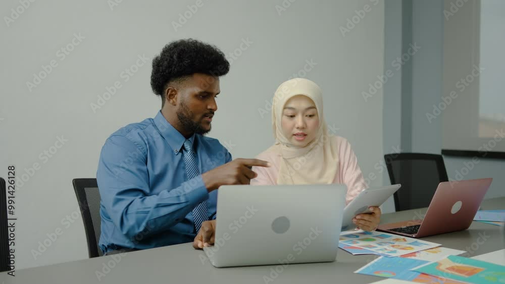 Talking and ideas, Happy group of multiracial business people teamwork, meeting and giving documents for planning, results or report. Financial group, collaboration and professional team reading data Talking and ideas, Happy group of multiracial business people teamwork, meeting and giving documents for planning, results or report. Financial group, collaboration and professional team reading data