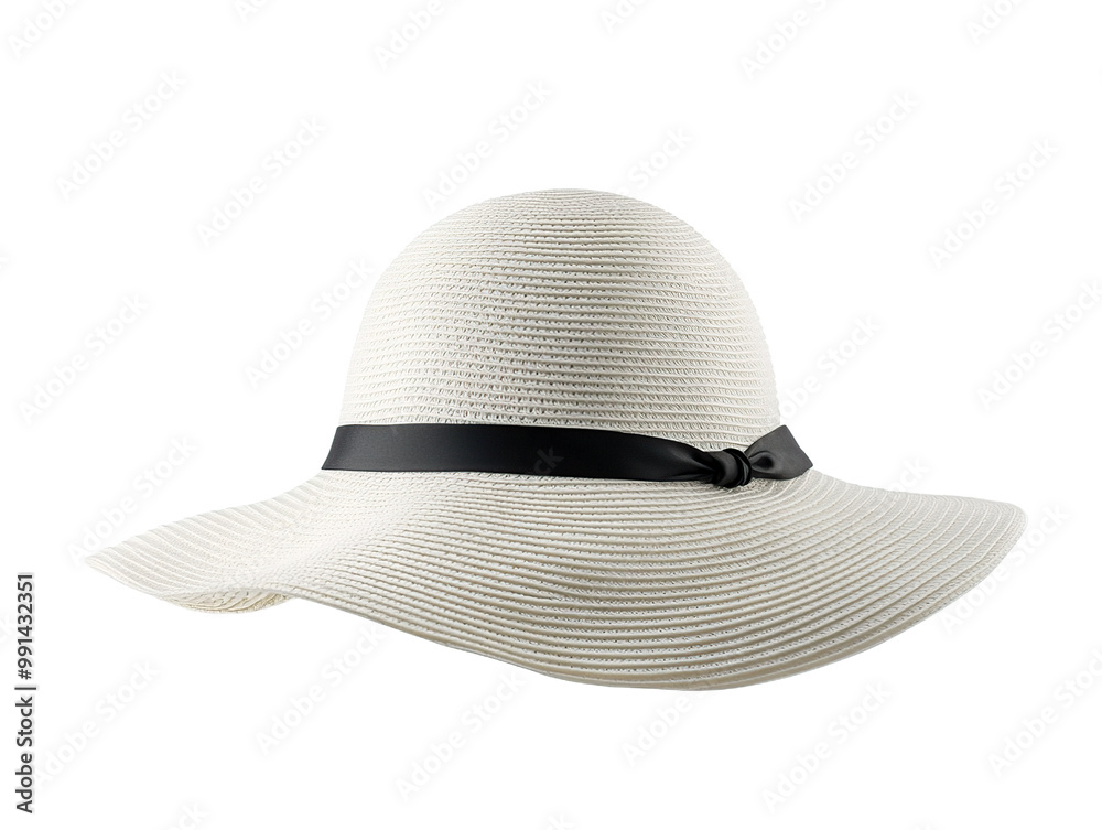 a colored straw hat as element on transparent background a colored straw hat as element on transparent background