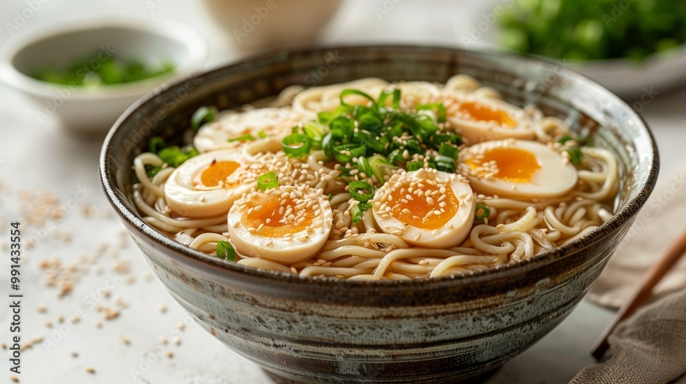 cold buckwheat soba noodles or zaru ramen - Japanese food style on white background. cold buckwheat soba noodles or zaru ramen - Japanese food style on white background.