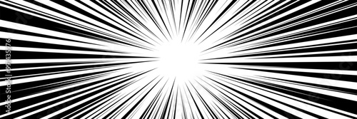 Comic strip radial motion lines. Anime comics book super hero speed and fight blast rays texture. Manga superhero action or explosions effect drawing. Cartoon fast zoom and light flash striped eps ink