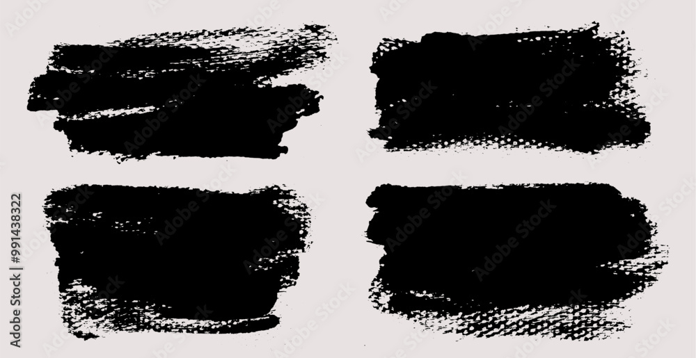 Brush strokes vector. Painted rectangles collection. Grunge long text boxes or textured backgrounds set. Brush strokes vector. Painted rectangles collection. Grunge long text boxes or textured backgrounds set.