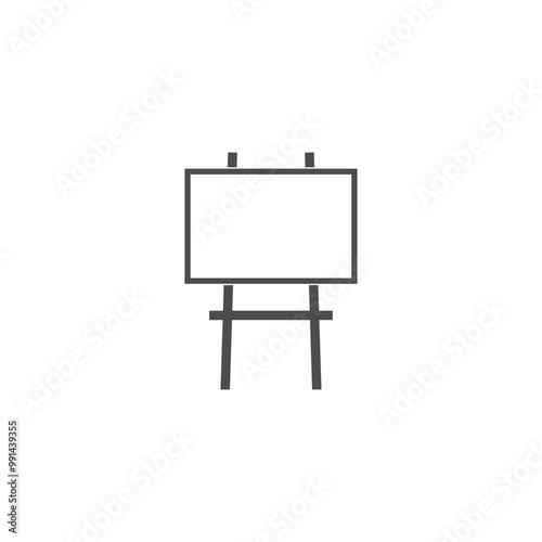 School Chalkboard icon isolated on transparent background