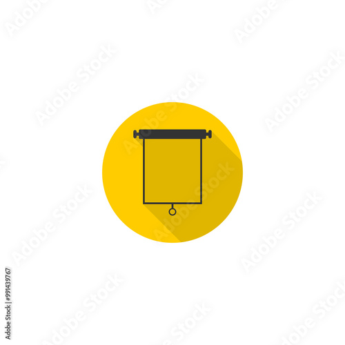 Projector Screen icon isolated on transparent background photo