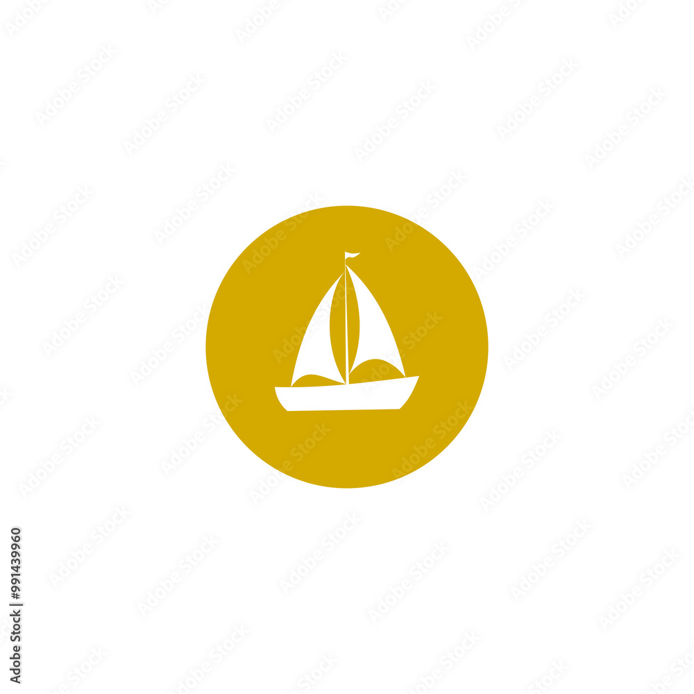 Boat icon isolated on transparent background Boat icon isolated on transparent background