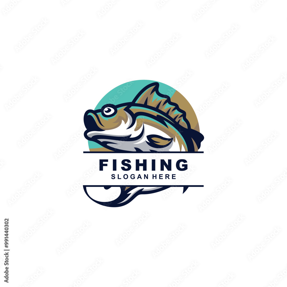 fishing logo design