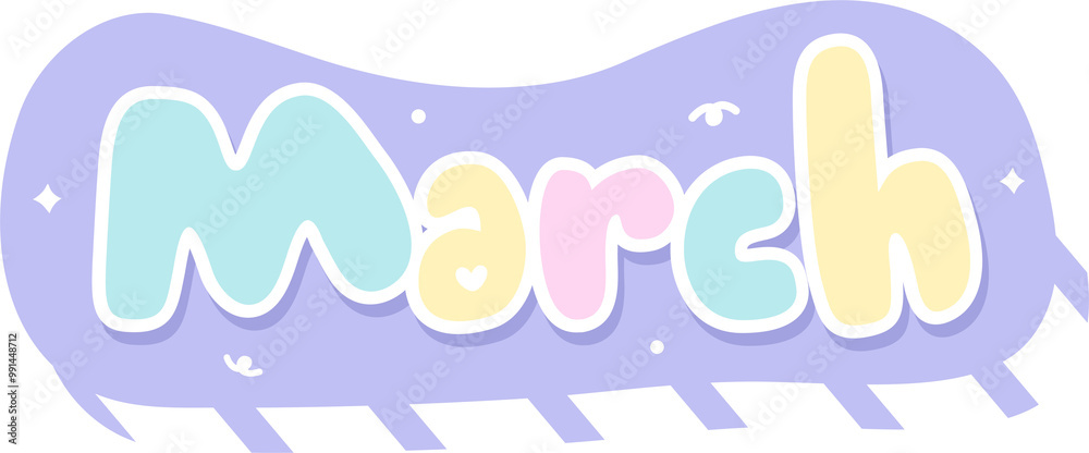 cute month name handwritten cute month name handwritten