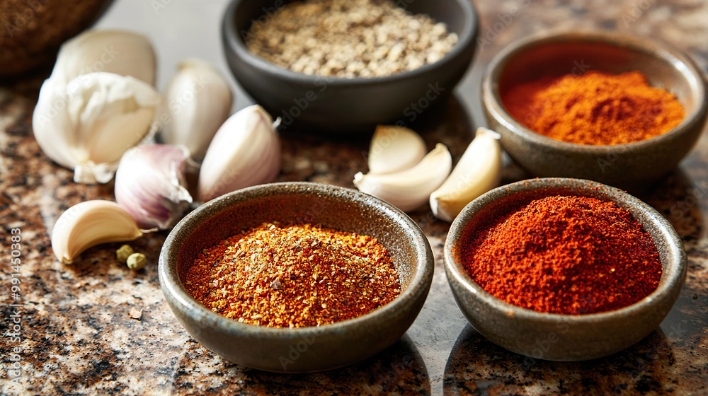 spice and herbs background with copy space spice and herbs background with copy space