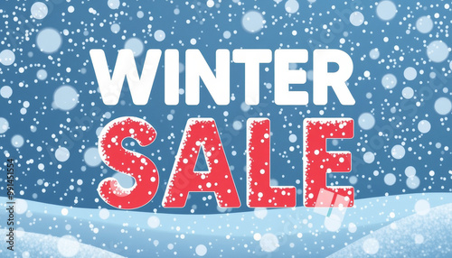 Winter Sale Cover, Website Cover, Banner Design.