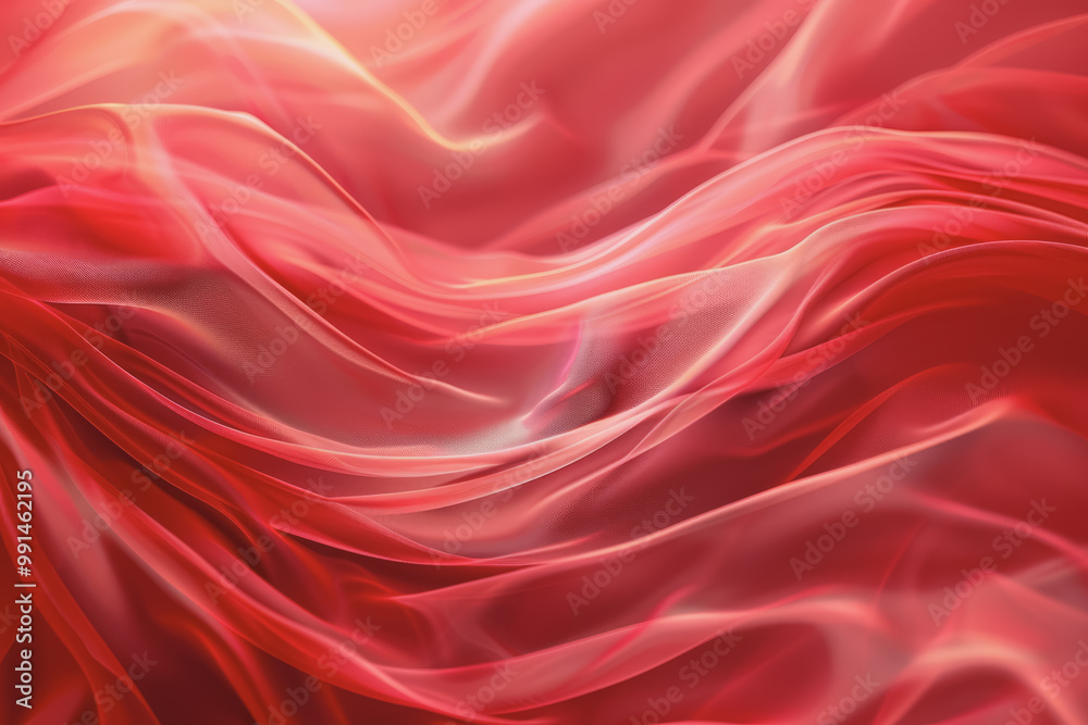 Obraz premium Soft red background, digital tech, elegant with texture.