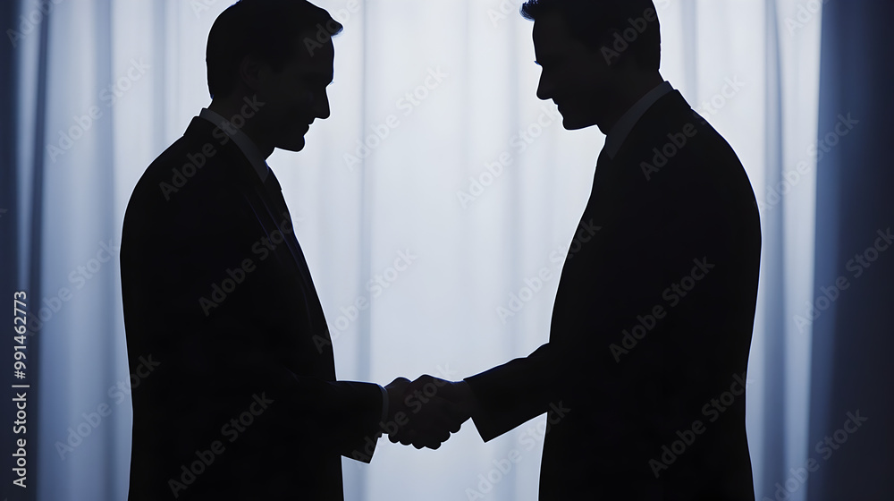 © CSRRDRGZ - dos hombres empresarios cerrando un trato con un apreton de manos llegando a un acuerdo para el crecimiento de su empresa cooperacion y exito empresarial © CSRRDRGZ - dos hombres empresarios cerrando un trato con un apreton de manos llegando a un acuerdo para el crecimiento de su empresa cooperacion y exito empresarial