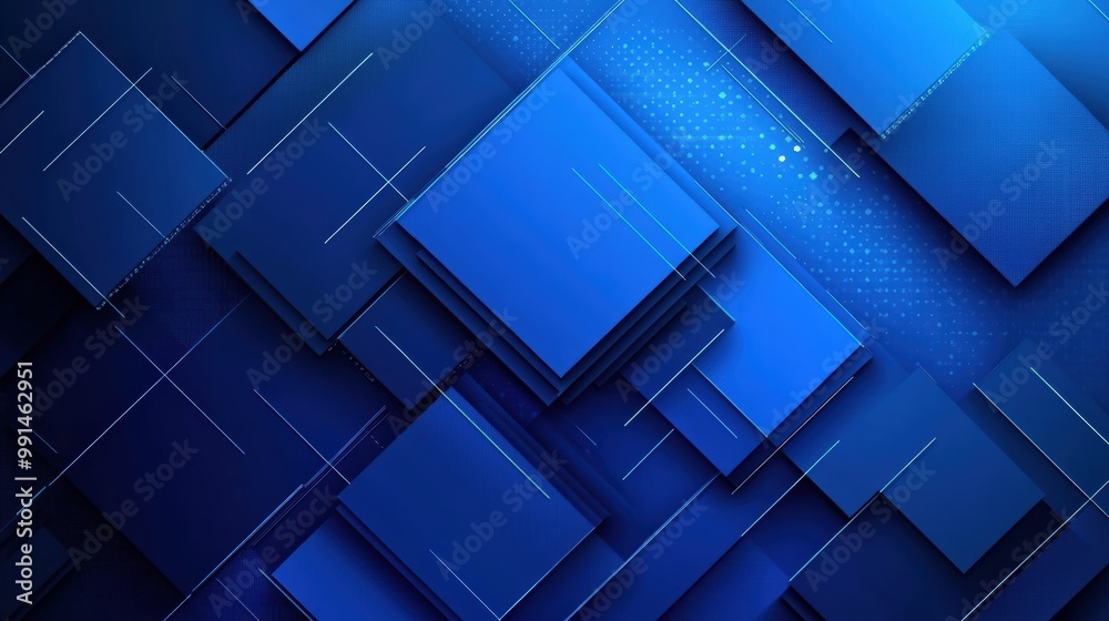 Abstract blue background with layered squares and grids, creating a modern and sleek design perfect for digital projects. Abstract blue background with layered squares and grids, creating a modern and sleek design perfect for digital projects.